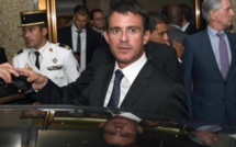 Arrivée de Manuel Valls à Tunis